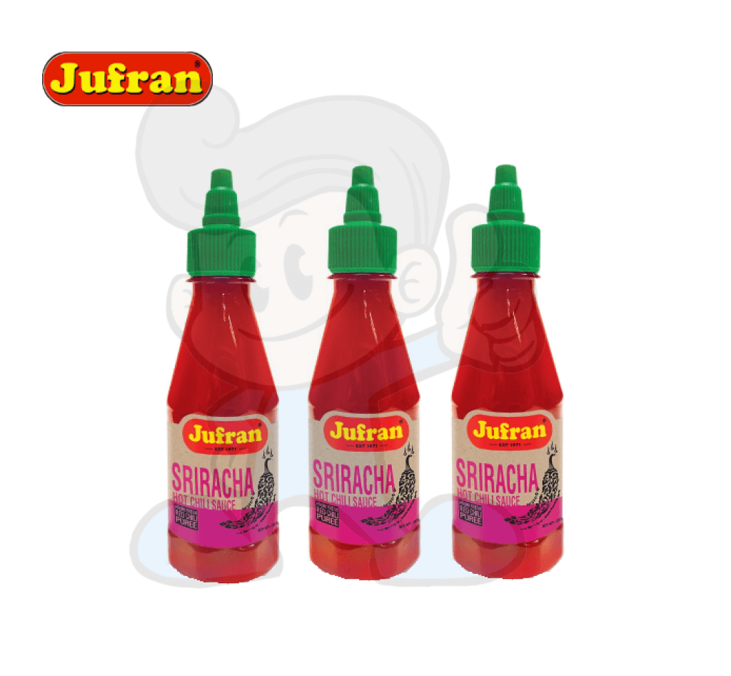 Jufran Sriracha Hot Sauce (3 x 285g)