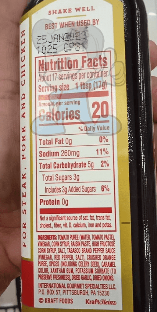 A1 Bold And Spicy Steak Sauce 10 Oz. Groceries