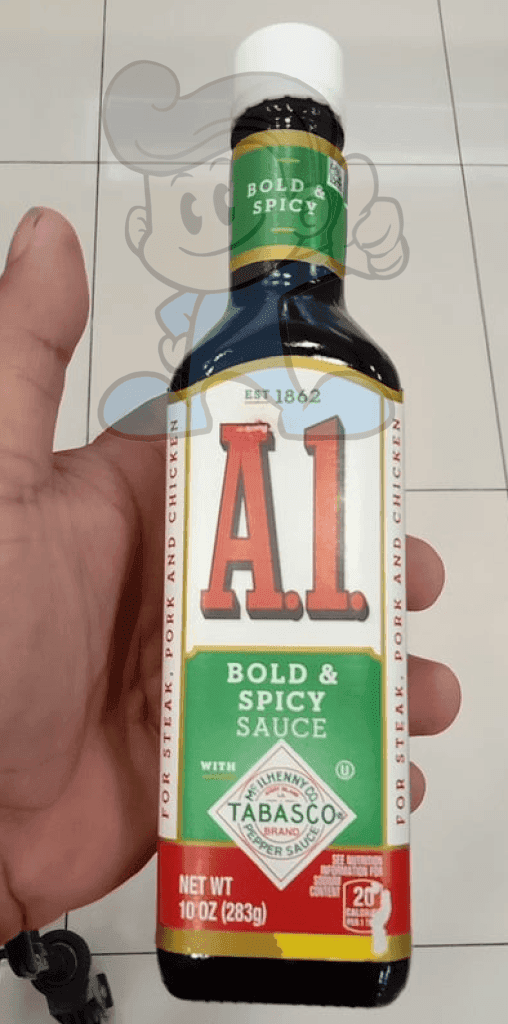 A1 Steak Sauce Bold & Spicy Tabasco Flavor 10 oz