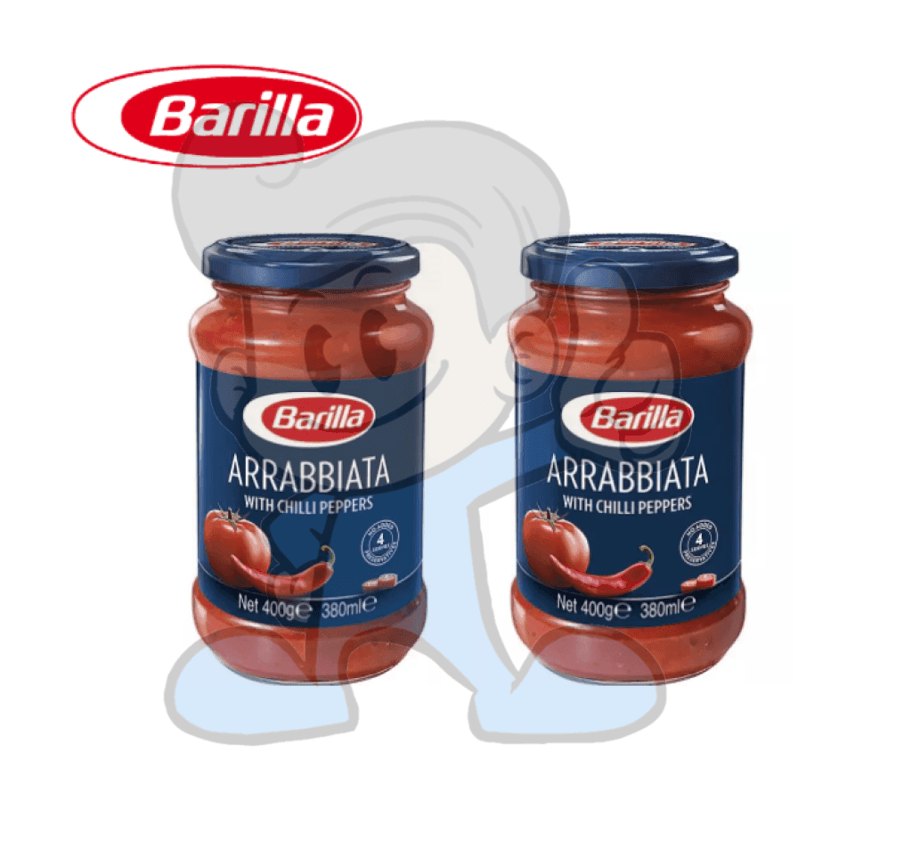 Barilla Arrabbiata Chilli Pepper Pasta Sauce (2 X 400G) Groceries