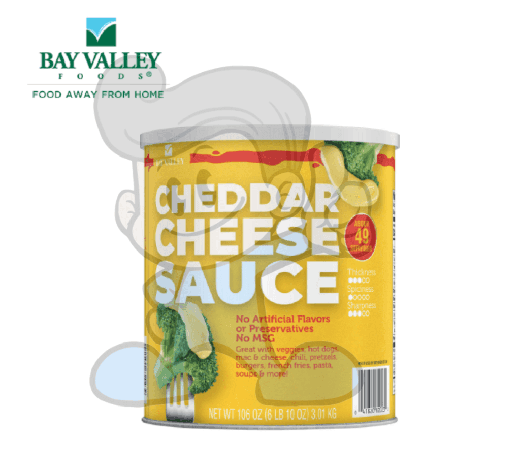 Bay Valley Cheddar Cheese Sauce 106 Oz. Groceries