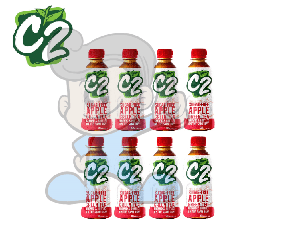 C2 Cool & Clean Sugar Free Apple Green Tea (8 x 355 mL) – TinderoBoy
