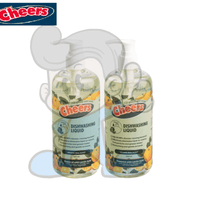 Cheers Dishwashing Liquid Sundazed Lemon Scent (2 X 500 Ml) Household Supplies