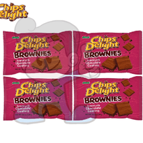 Chips Delight Brownies Topped With Chocolate Coating (4 X 124 G) Groceries