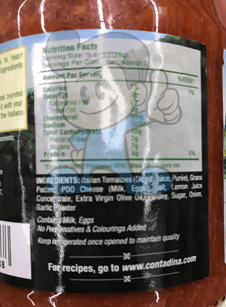 Contadina Formaggio Pasta Sauce (2 X 420 G) Groceries