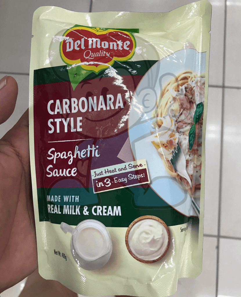 Del Monte Carbonara Style Spaghetti Sauce (3 X 400G) Groceries