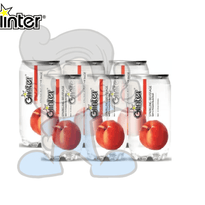 Glinter Soft Drink Peach Flavor (6 X 350 Ml) Groceries