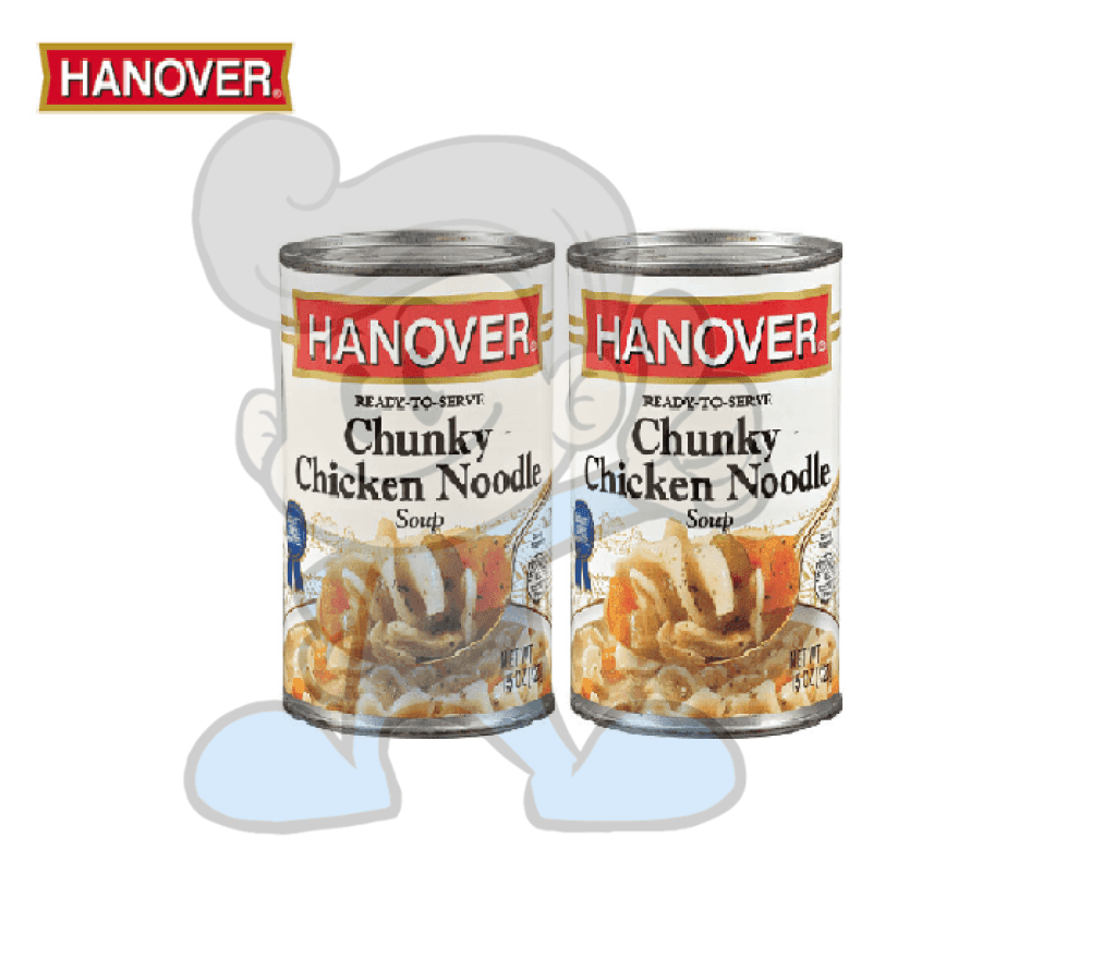 Hanover Ready To Serve Chunky Chicken Noodle Soup (2 X 425 G) Groceries