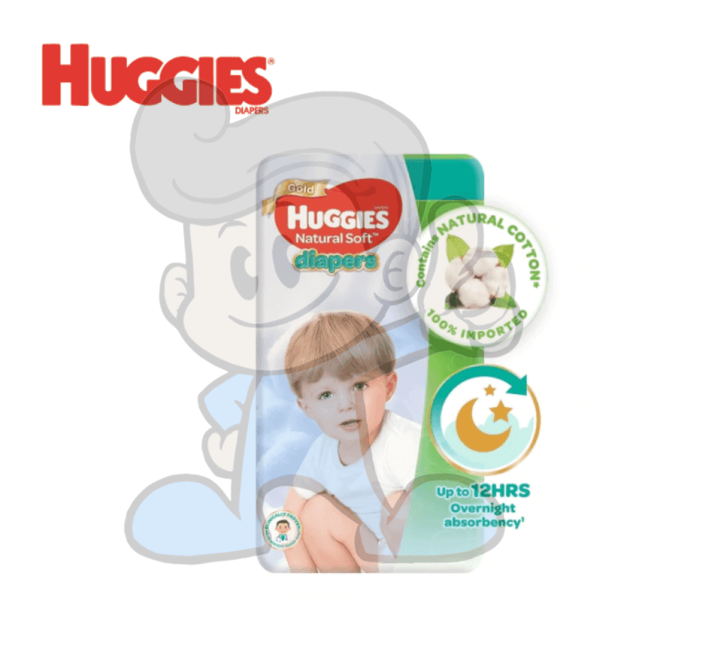 Huggies Natural Soft Taped Diapers X Large 30s TinderoBoy