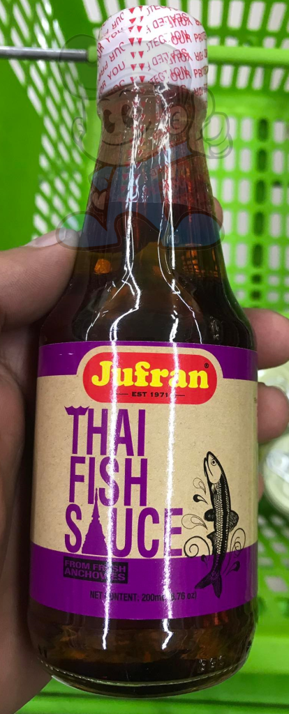Jufran Thai Fish Sauce (6 X 200 Ml) Groceries