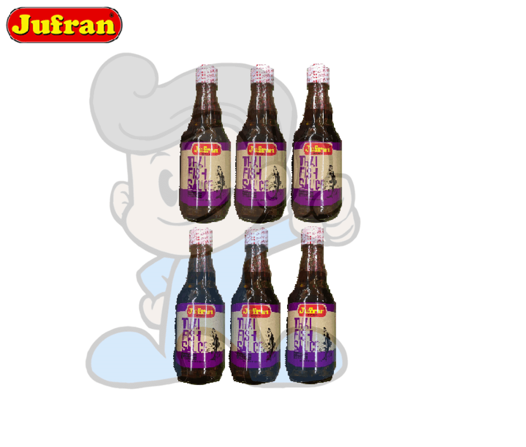 Jufran Thai Fish Sauce (6 X 200 Ml) Groceries