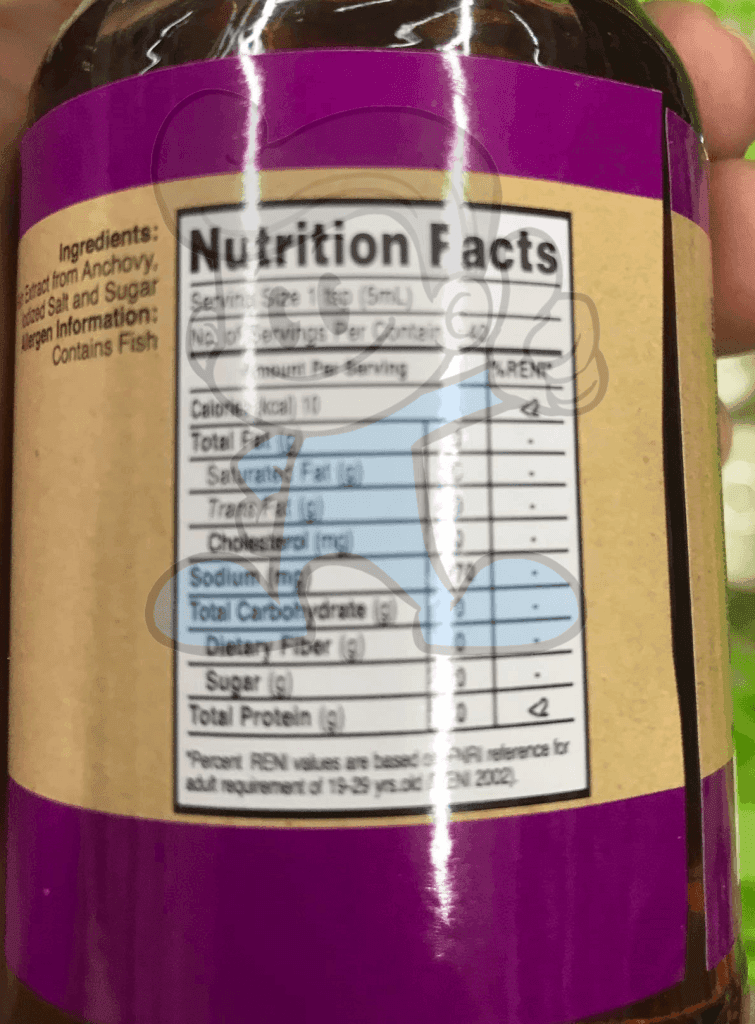 Jufran Thai Fish Sauce (6 X 200 Ml) Groceries