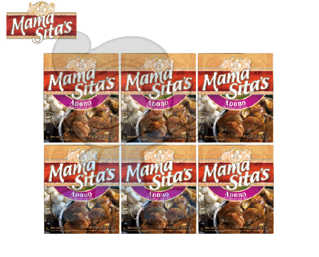 Mama Sitas Adobo Savory Sauce Mix (6 X 50 G) Groceries