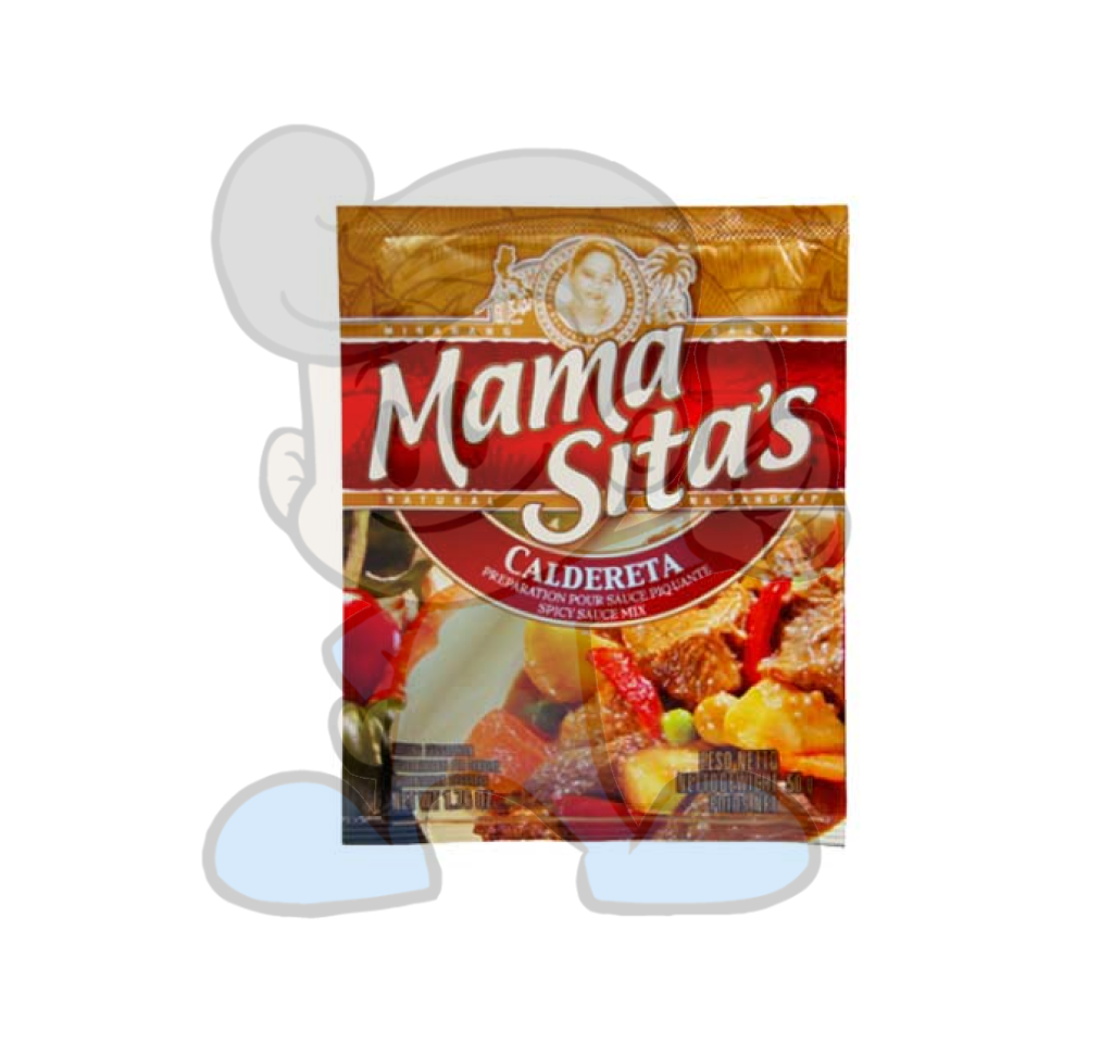 Mama Sitas Spicy Caldereta Sauce Mix (6 X 50G) Groceries