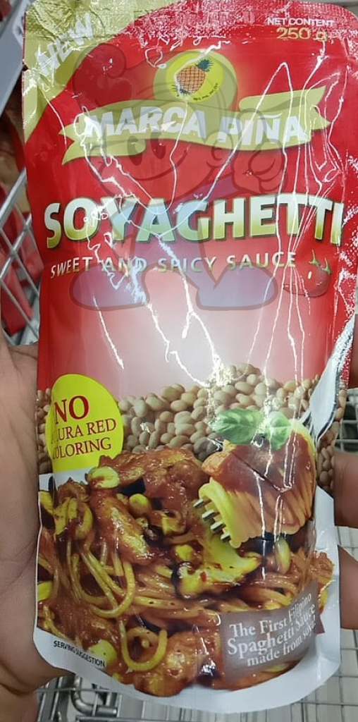 Marca Pina Soyaghetti Sweet And Spicy Sauce (4 X 250 G) Groceries