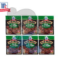 Mccormick Grill Mates Steak Ala Pobre Marinade Mix (6 X 40 G) Groceries