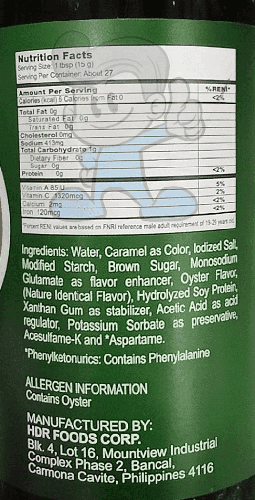 Mothers Best Oyster Sauce (2 X 400 G) Groceries