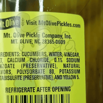 Mt. Olive Kosher Baby Dills Fresh Pack Jar 24Oz. Groceries