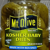 Mt. Olive Kosher Baby Dills Made With Sea Salt 1.36L Groceries