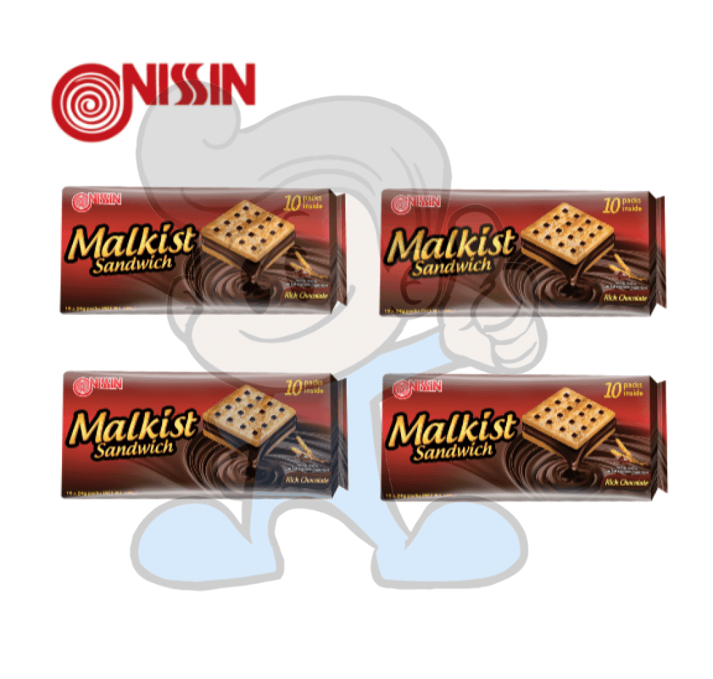 Nissin Malkist Rich Chocolate Sandwich (4 X 240G) Groceries