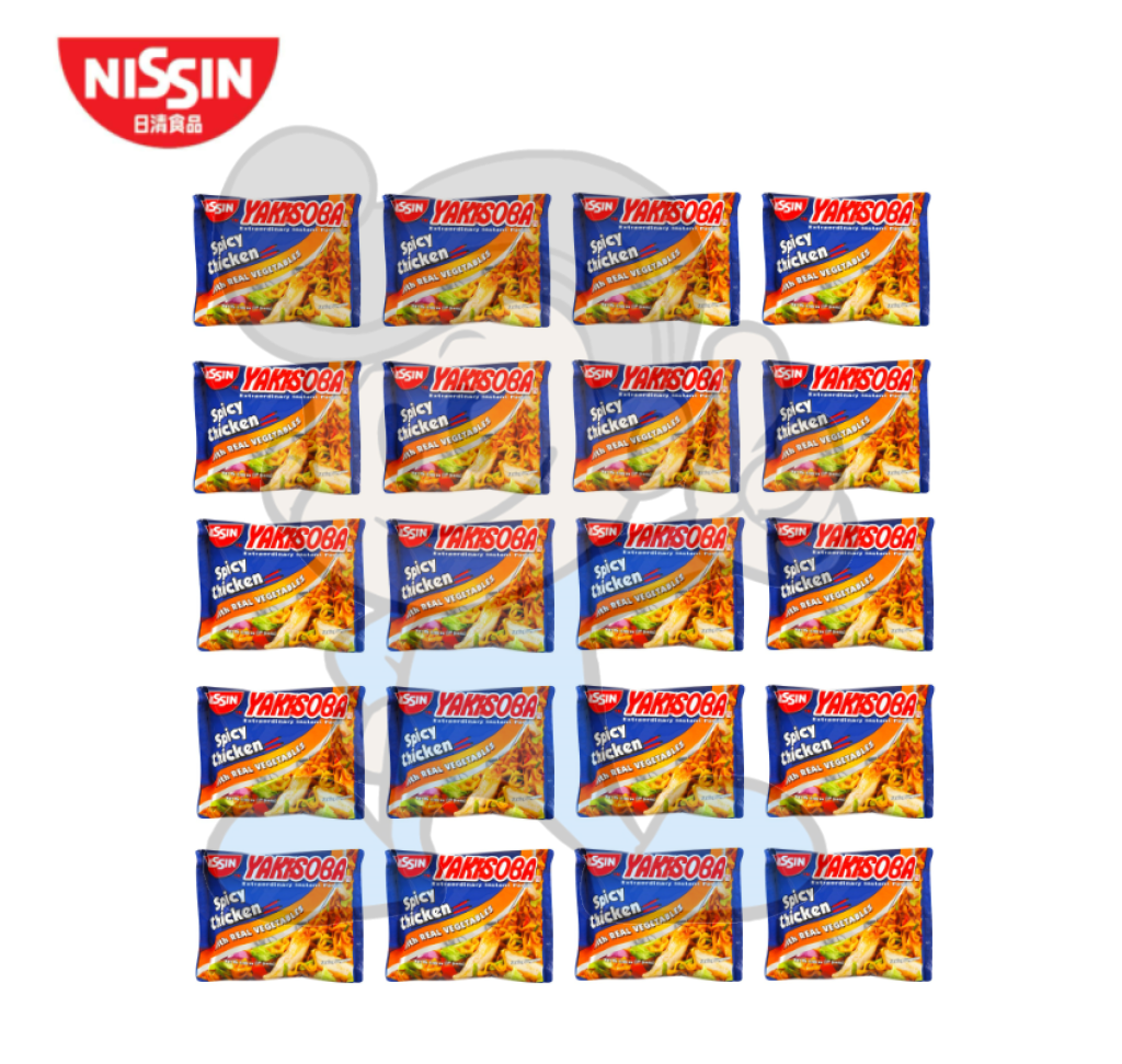 Nissin Yakisoba Instant Pancit Spicy Chicken (20 X 59G) Groceries
