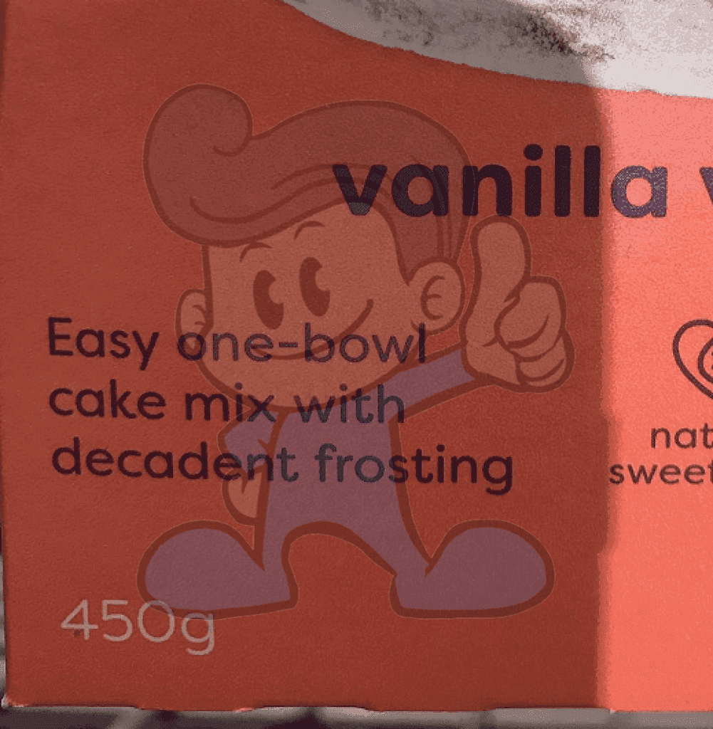 Noshu 98% Sugar Free Vanilla Velvet Cake Mix 450G Groceries