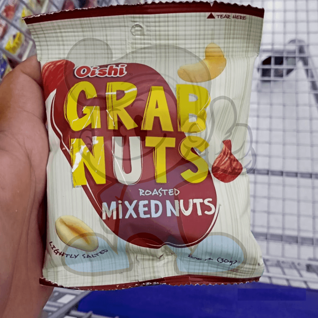 Oishi Grab Nuts Roasted Mixed (10 X 30G) Groceries