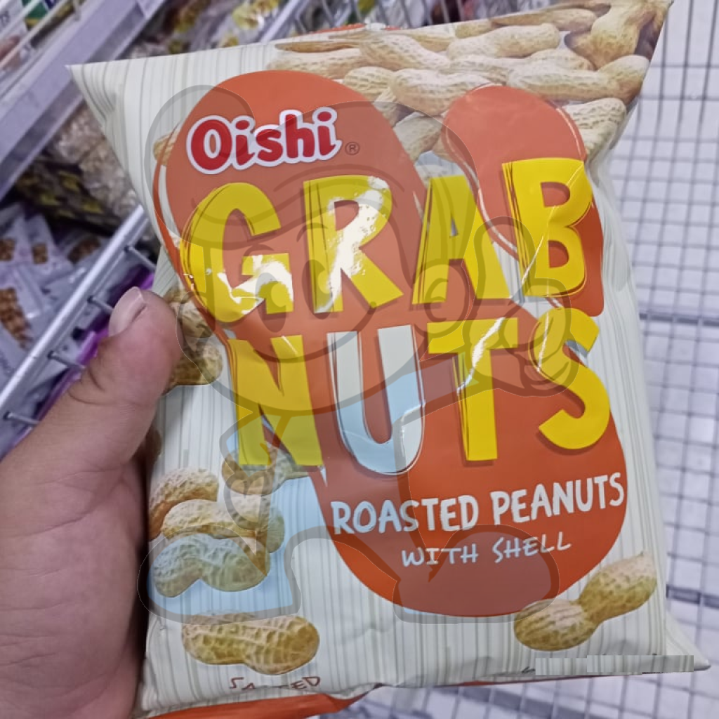 Oishi Grab Nuts Roasted Peanuts With Shell (4 X 180G) Groceries
