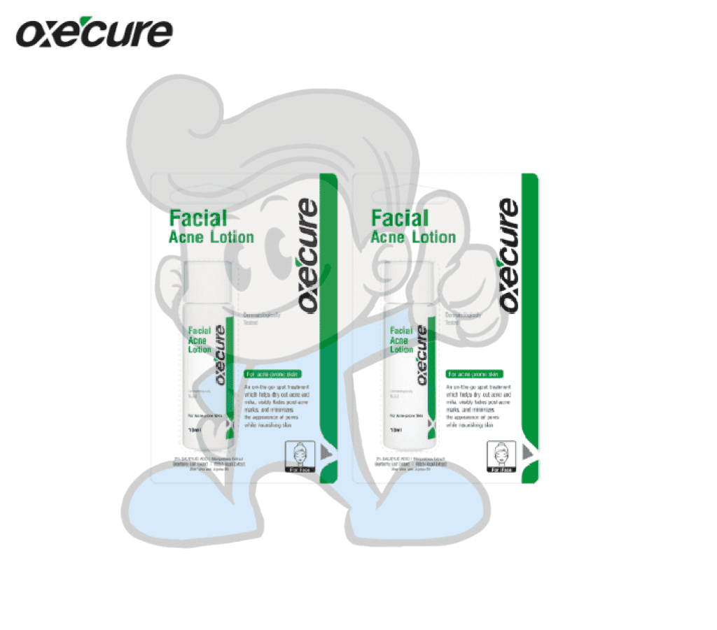 Oxecure Facial Acne Lotion (2 X 10Ml) Beauty