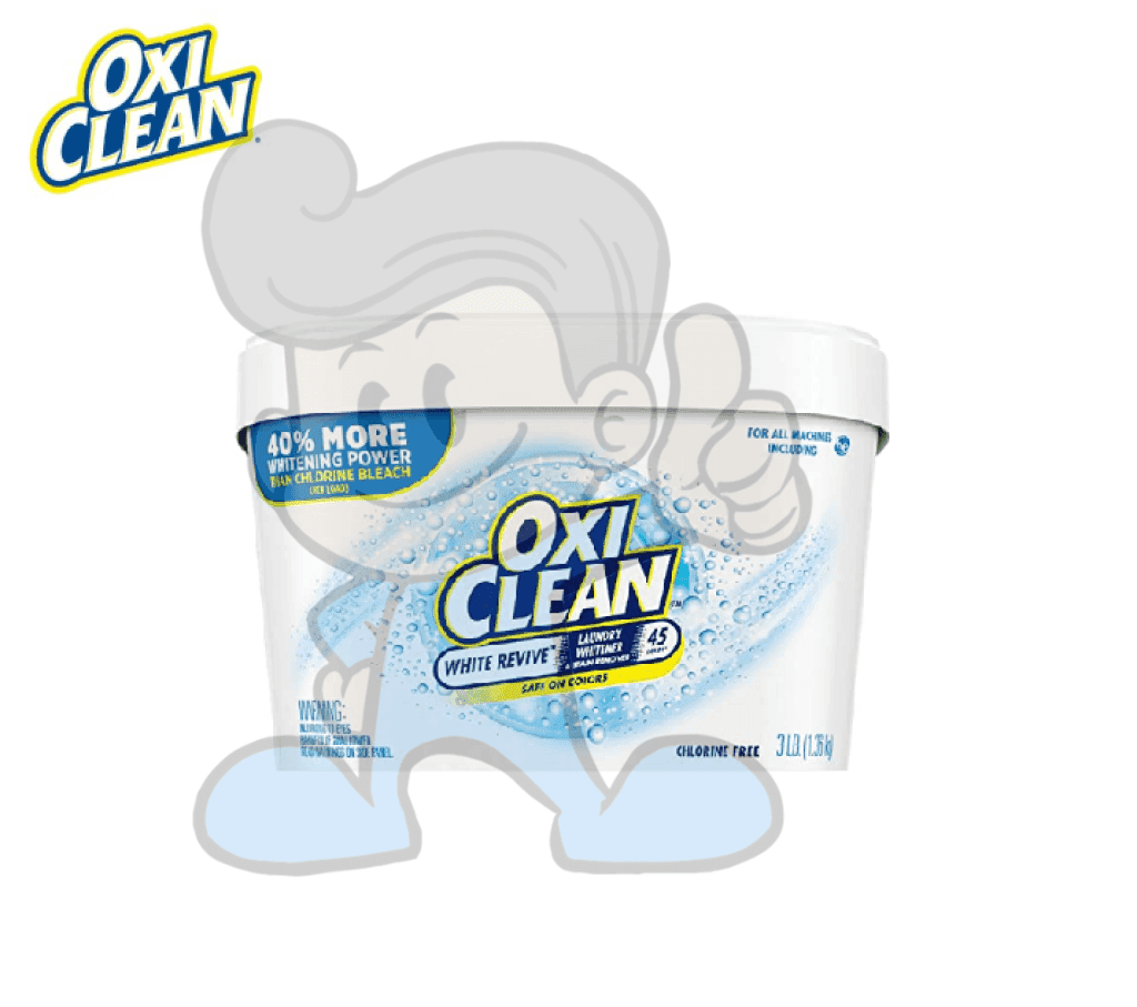 Oxi Clean White Revive Laundry Whitener 45 Loads 1.36Kg Household Supplies