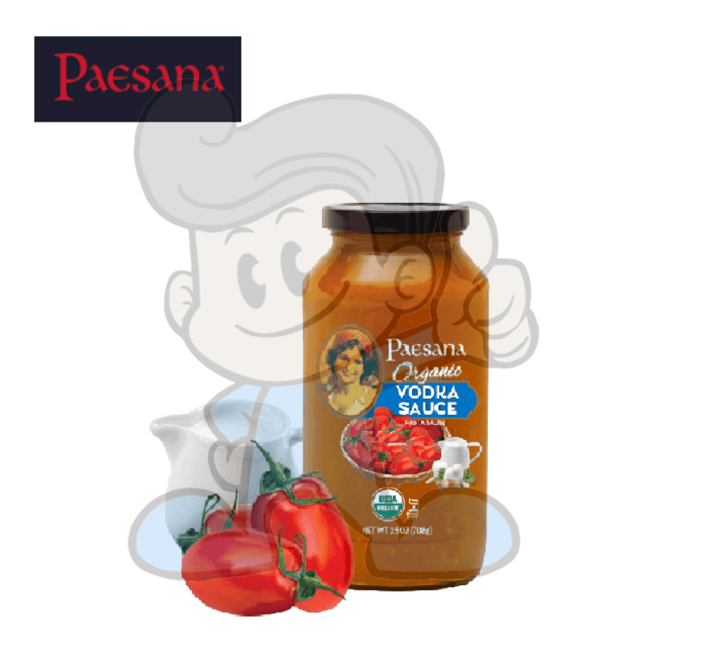Paesana Organic Vodka Sauce Pasta 25 Oz. Groceries