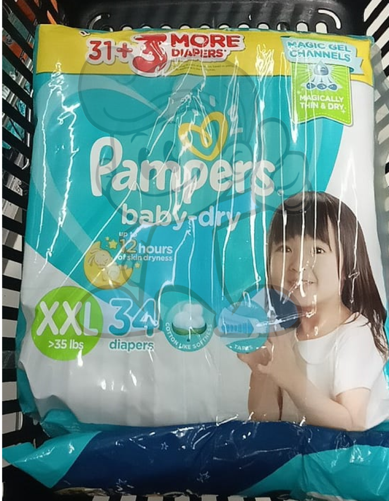 Pampers Baby Dry Xxl Diapers 34S Mother &