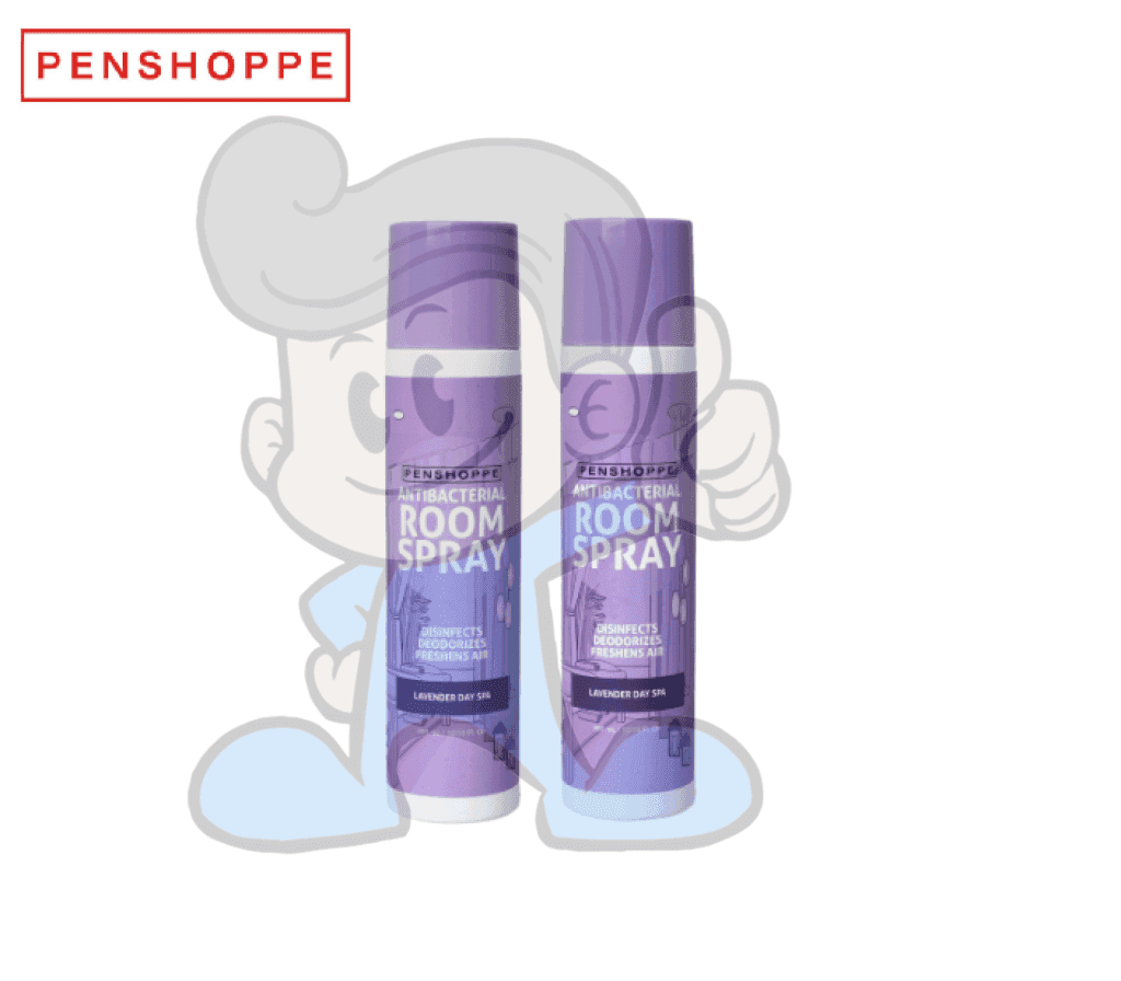 Penshoppe Antibacterial Room Spray Lavender Day Spa (2 X 300 Ml) Household Supplies