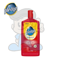 Pledge Pronto Liquid Wax Red 1L Household Supplies