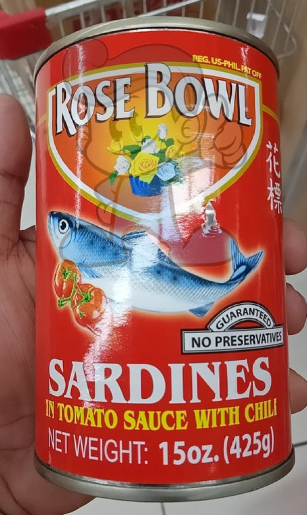 Rose Bowl Sardines In Tomato Sauce With Chili (4 X 15 Oz) Groceries