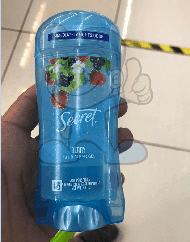 Secret Fresh Clear Gel Antiperspirant Deodorant Berry 2.6 Oz Beauty