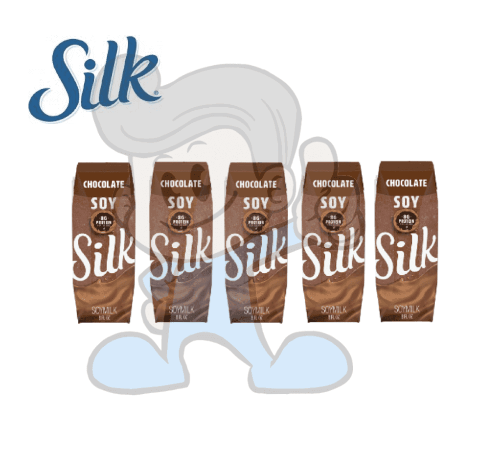 Silk Shelf-Stable Chocolate Soymilk (5 X 8Oz.) Groceries
