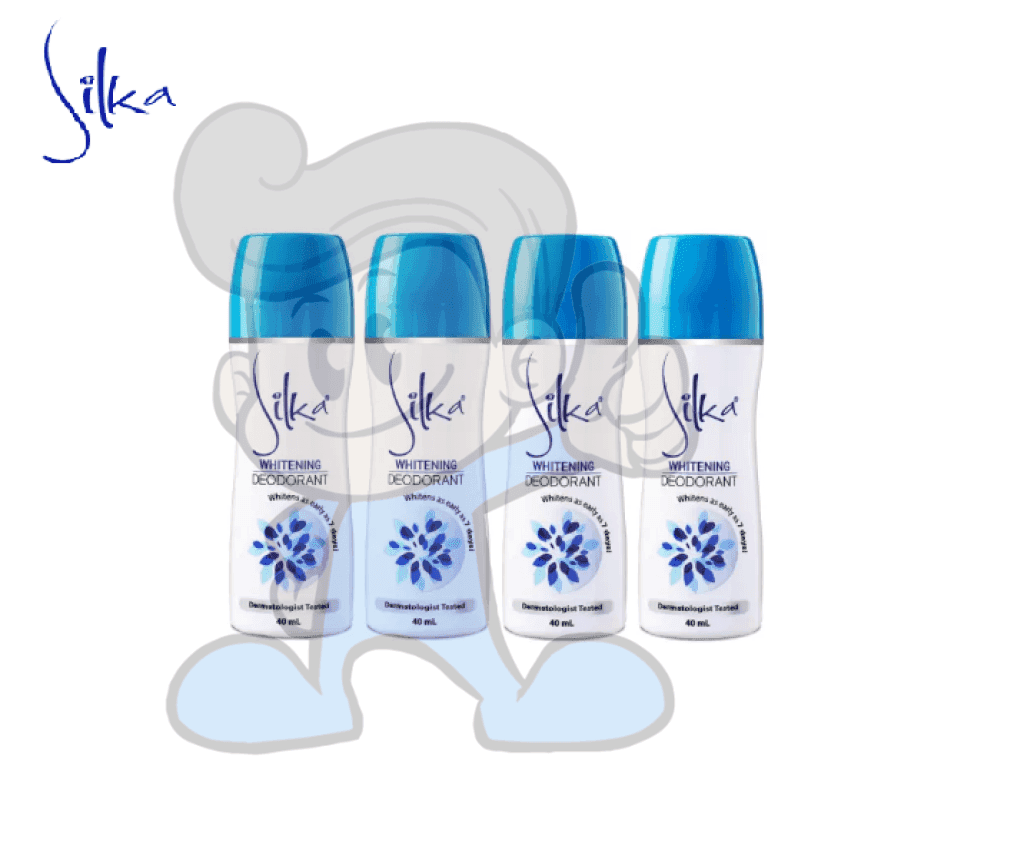 Silka Whitening Deodorant (4 X 40 Ml) Beauty