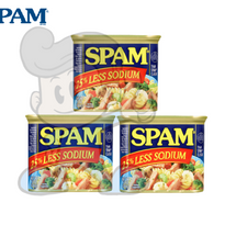 Spam 3 Can Value Pack Luncheon Meat 25% Less Sodium 36Oz. Groceries