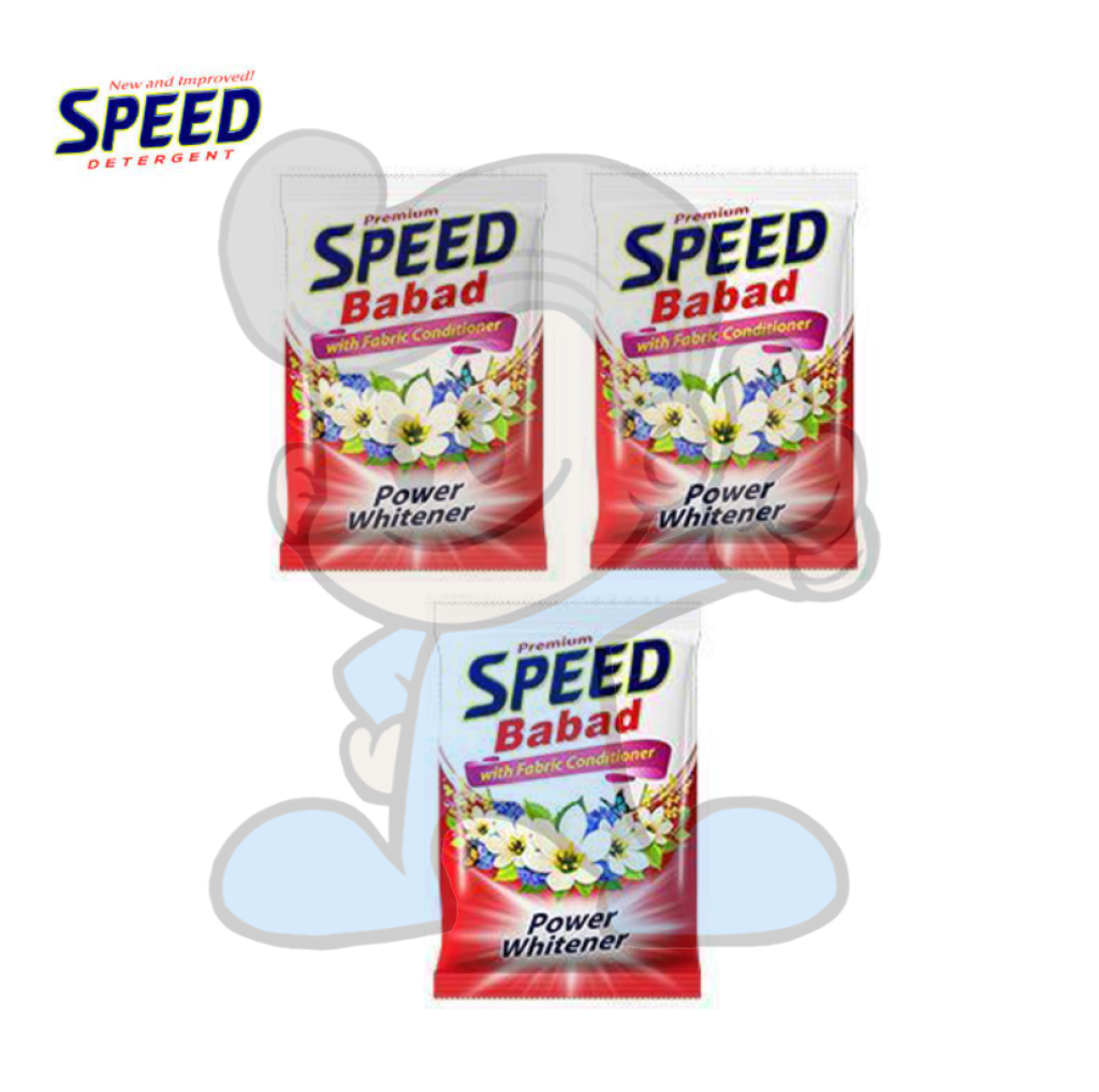 Speed Power Whitening Powder Detergent (3 X 1Kg) Household Supplies
