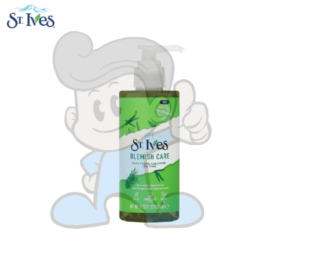 St. Ives Blemish Care Daily Facial Cleanser Tea Tree 200 Ml Beauty