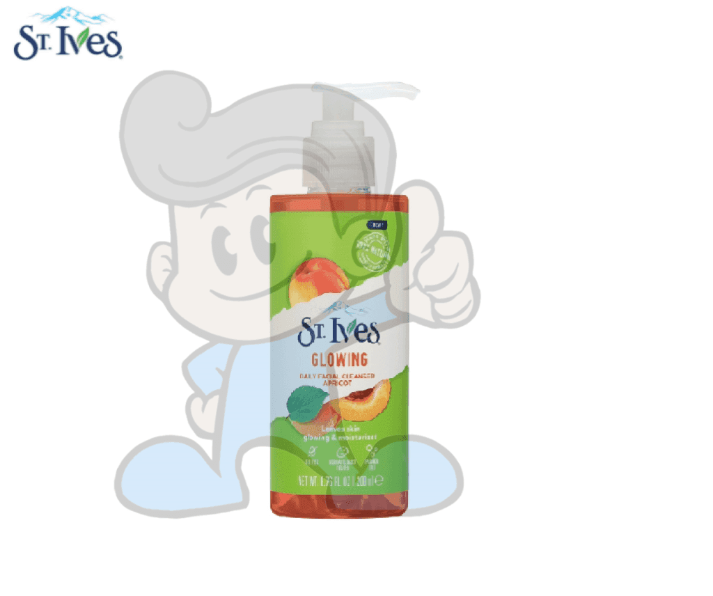 St. Ives Glowing Daily Facial Cleanser Apricot 200Ml Beauty