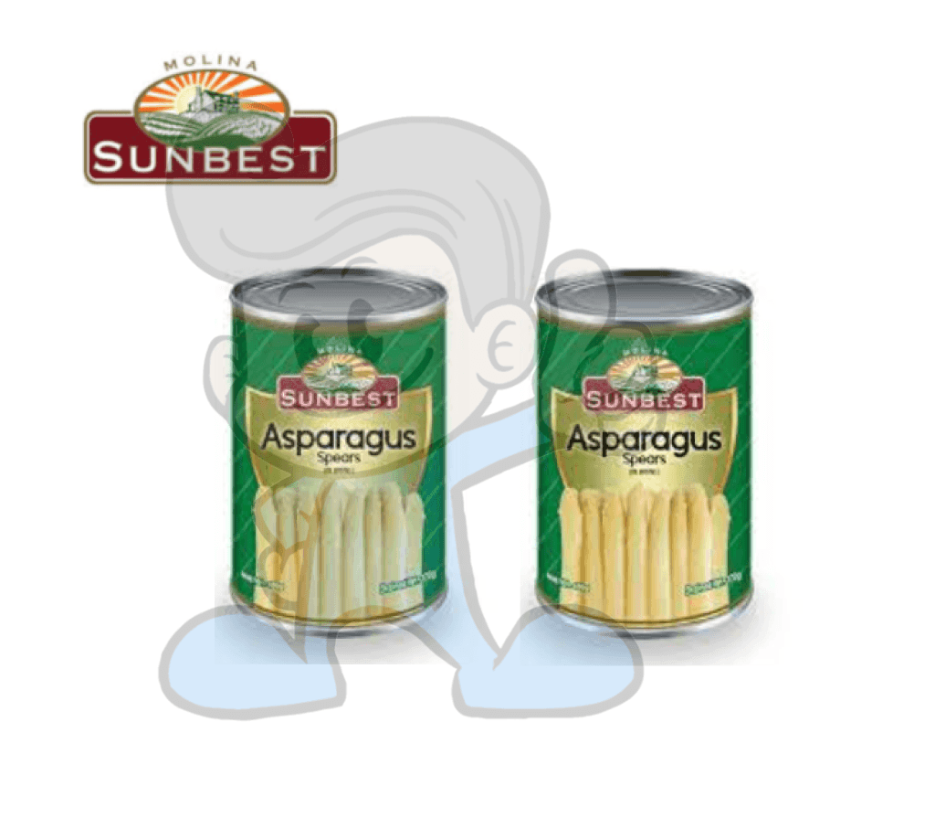 Sunbest Asparagus Spears (2 X 430G) Groceries