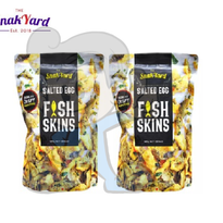 The Snak Yard Salted Egg Fish Skins (2 X 145G) Groceries