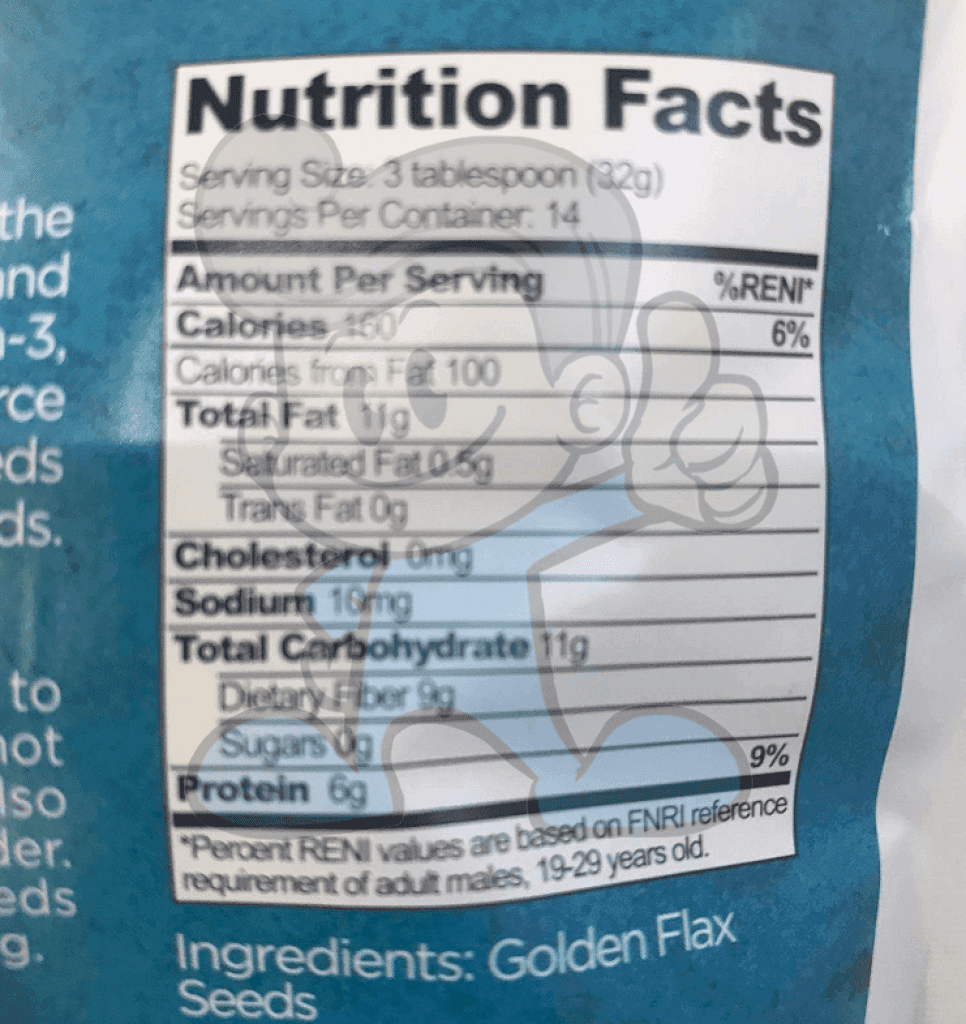 The Superfood Grocer Golden Flax Seeds 1Lb. Groceries