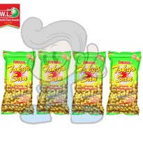 W.l. Foods Tokyo San Crunchy Coated Peanut Roasted Garlic Flavor (4 X 200 G) Groceries