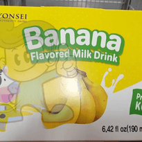 Yonsei Banana Flavored Milk Drink (6 X 190 Ml) Groceries