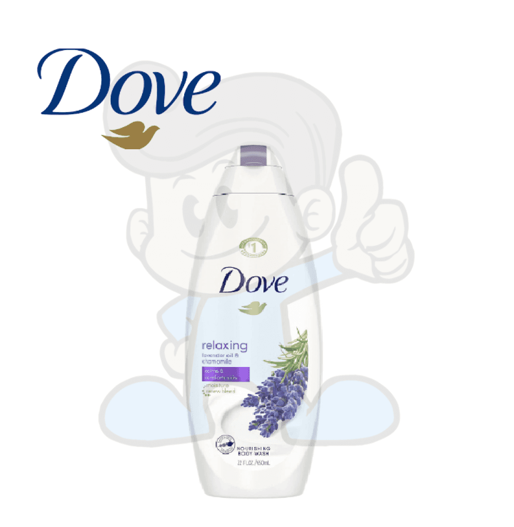 Dove Relaxing Nourishing Body Wash, Calms & Comforts Skin 22oz