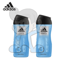 Adidas After Sport 3 In 1 Shower Gel (2 X 250Ml) Beauty