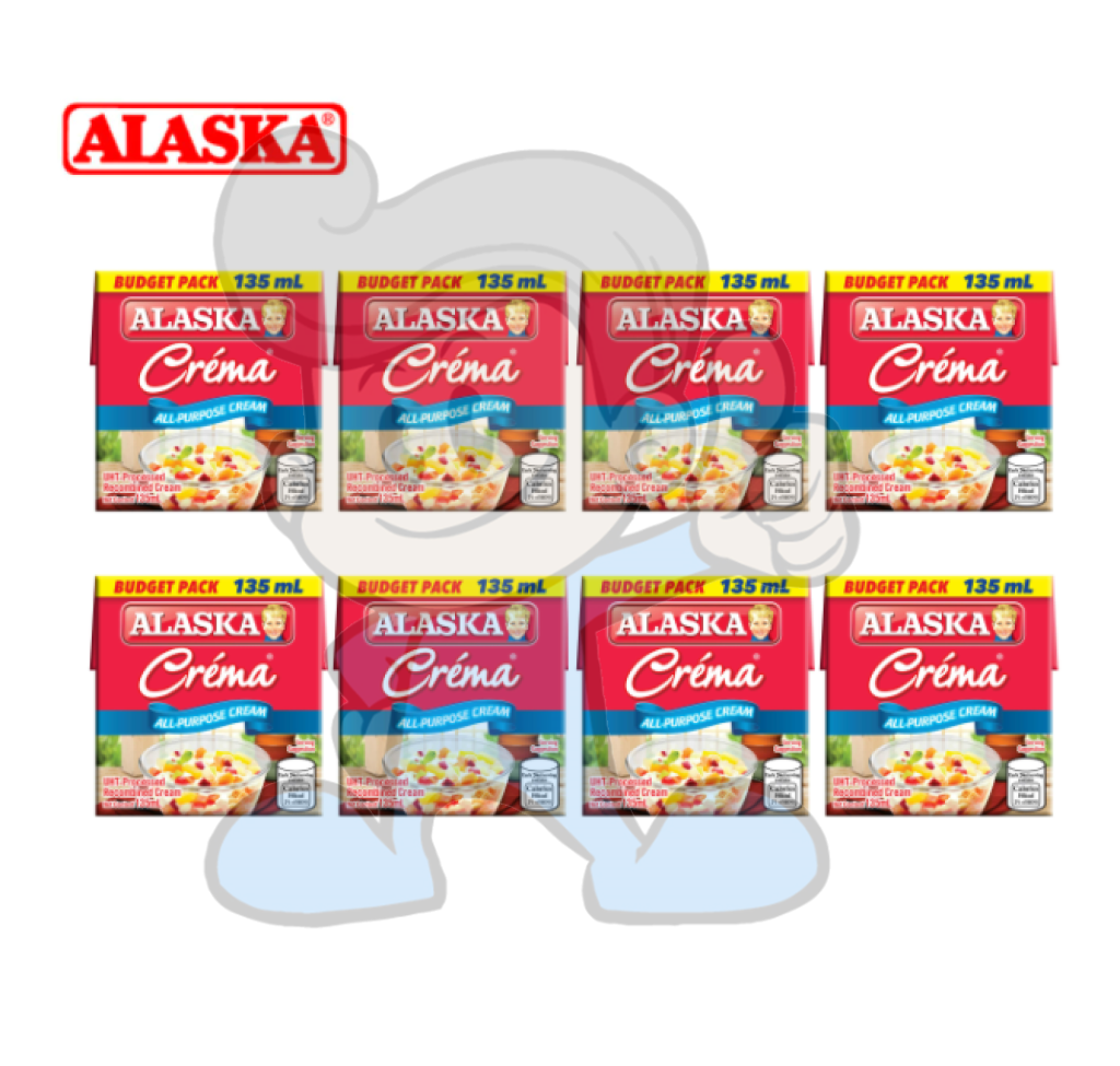 Alaska Crema All-Purpose Cream (8 X 135Ml) Groceries